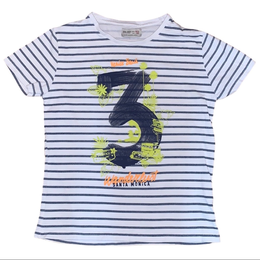 Zara Boys Venice Beach Tee Shirt 9/10